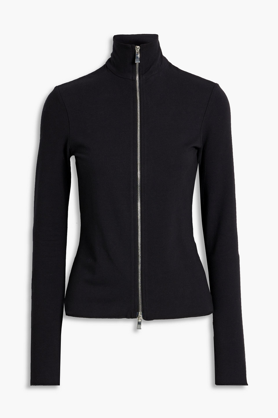 Cotton-blend jersey top