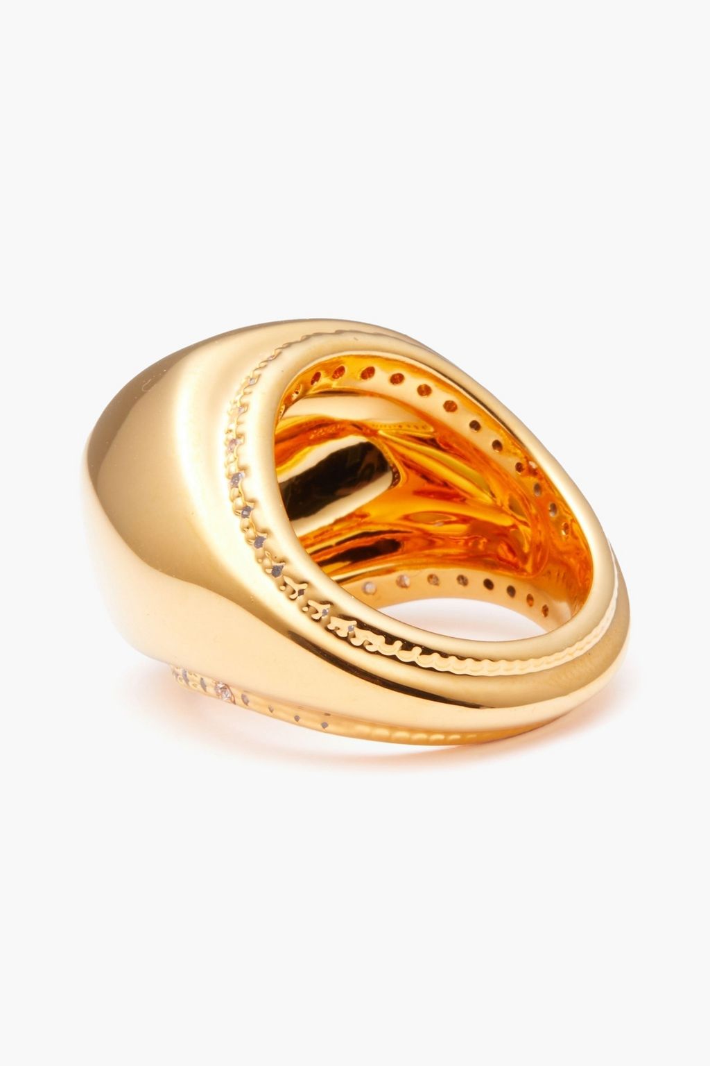 ZIMMERMANN Gold-tone crystal ring