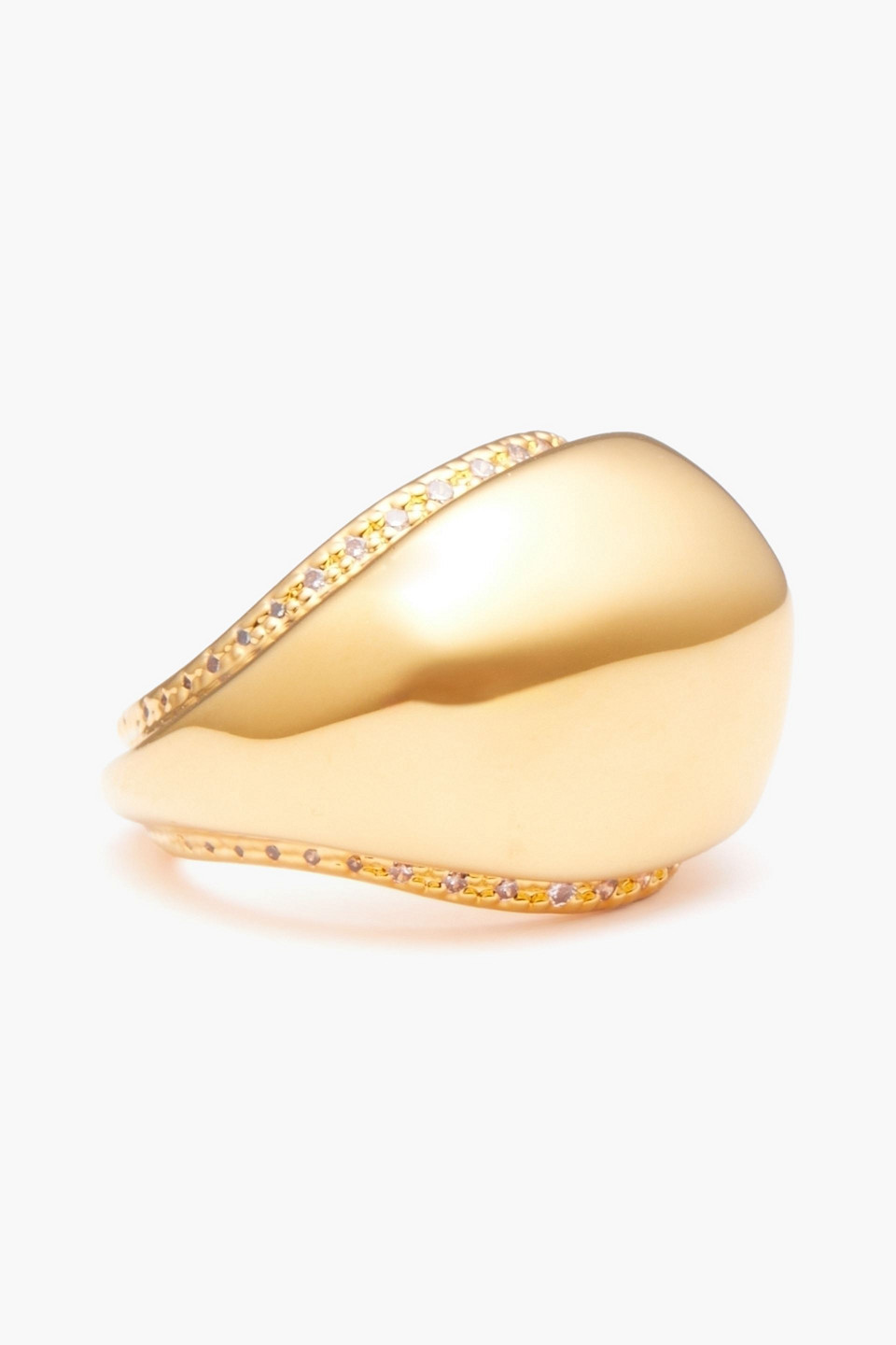 Zimmermann Goldfarbener Ring Mit Zirkon