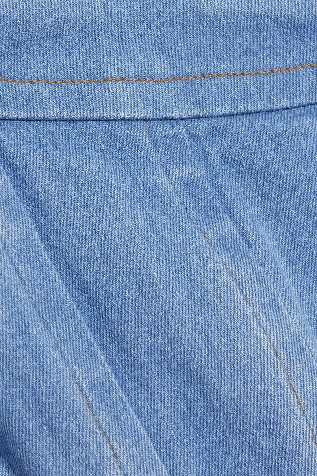 EB DENIM Rainy denim bustier top