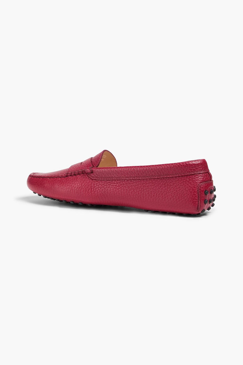 TOD'S حذاء لوفر من الجلد المُحبّب