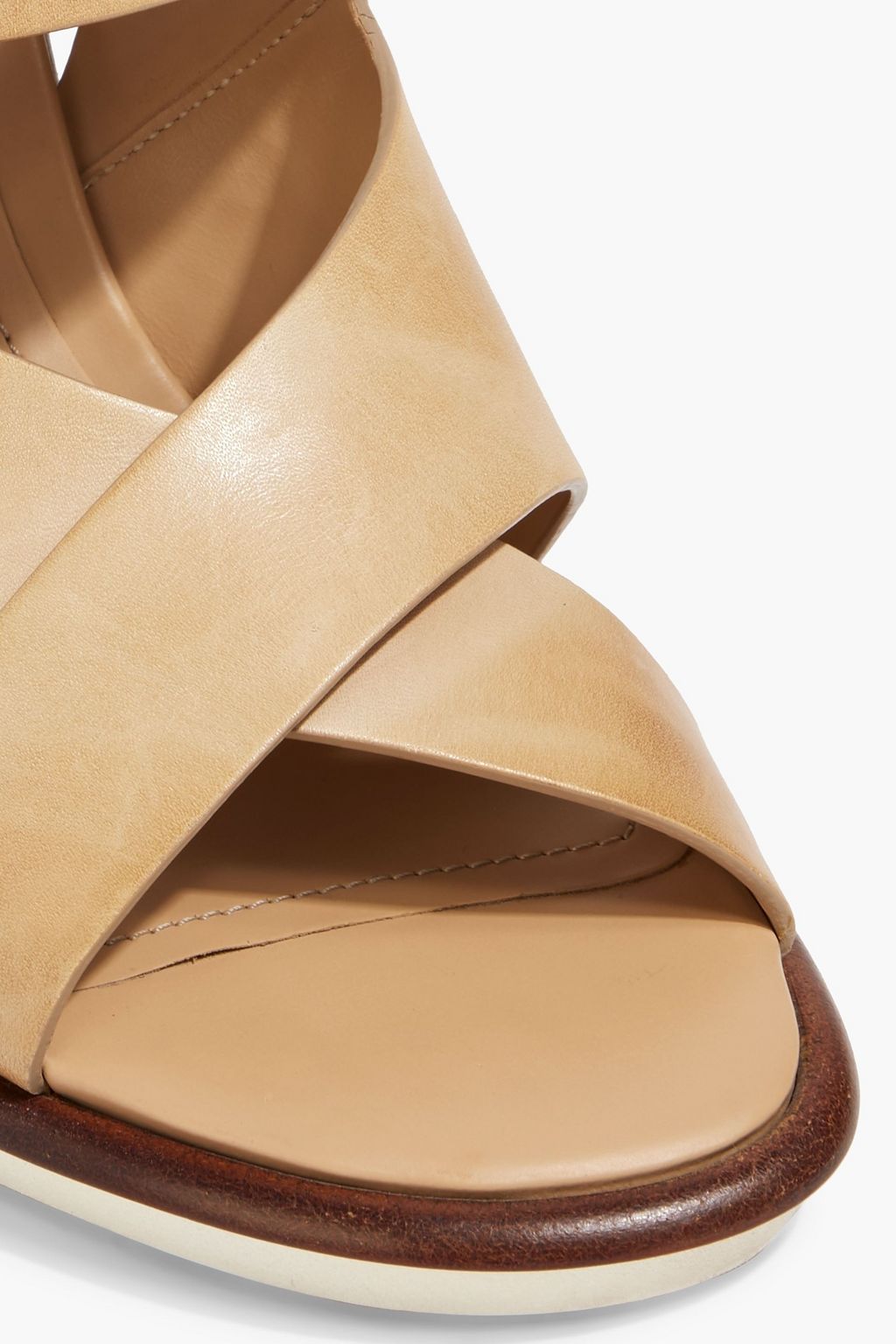 TOD'S Leather slingback sandals