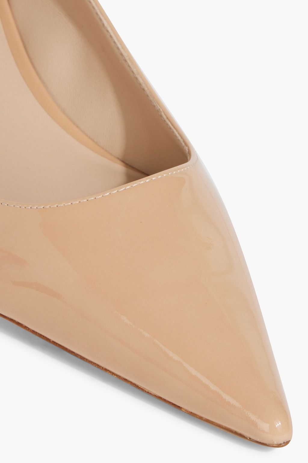 STUART WEITZMAN Stuart 50 パテントレザー スリングバックパンプス