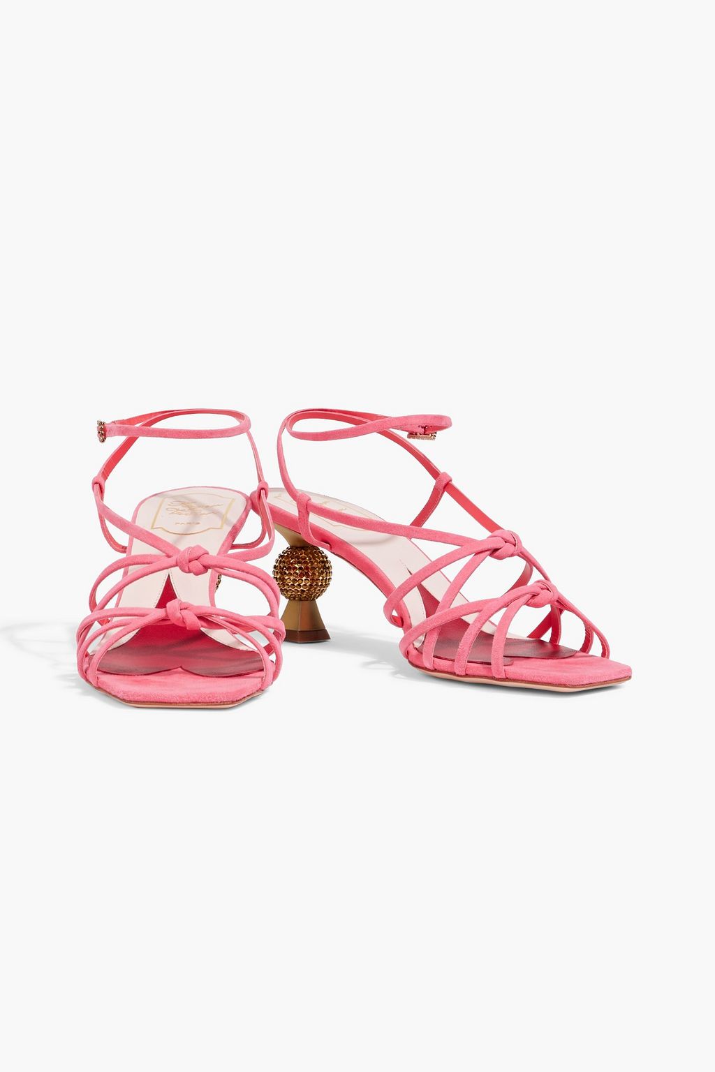 ROGER VIVIER Knotted suede sandals