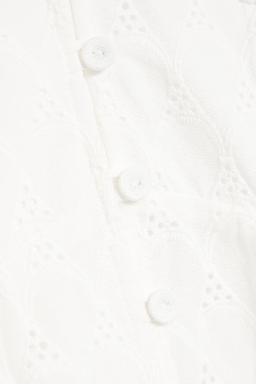 DIANE VON FURSTENBERG Erica broderie anglaise cotton midi dress