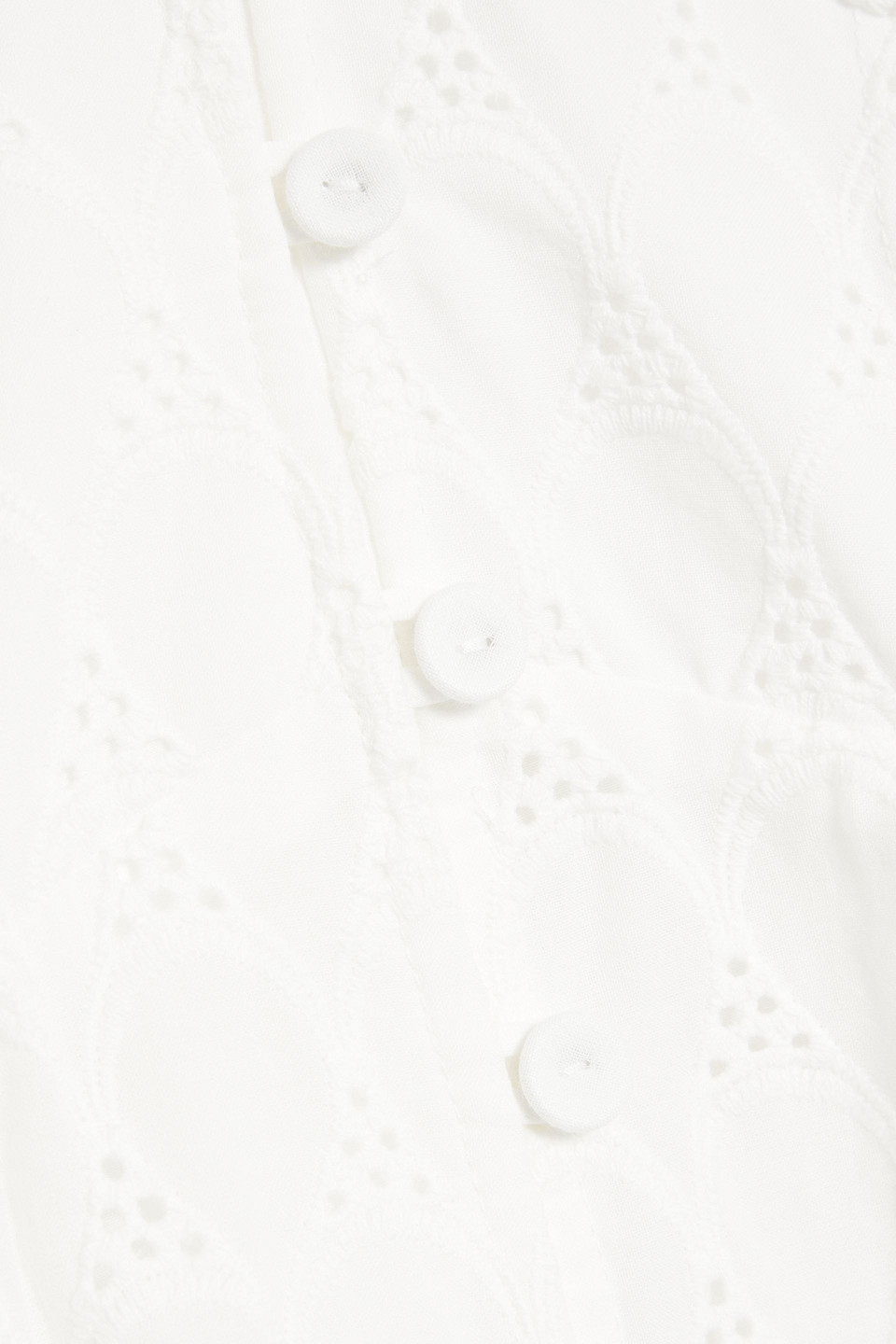 Diane Von Furstenberg Erica Broderie Anglaise Cotton Midi Dress