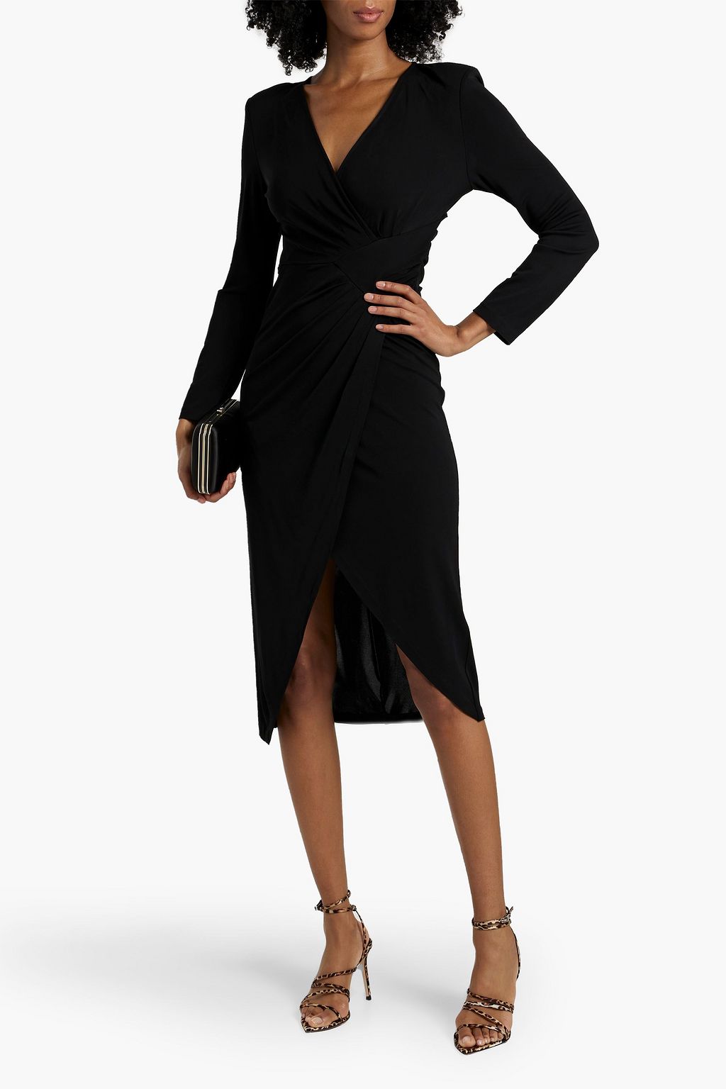 DIANE VON FURSTENBERG Nevine wrap-effect stretch-jersey midi dress
