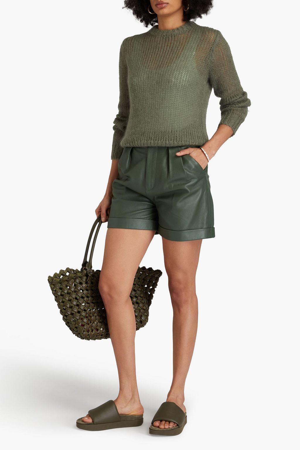 ZIMMERMANN Gerippter Pullover aus einer Mohairmischung
