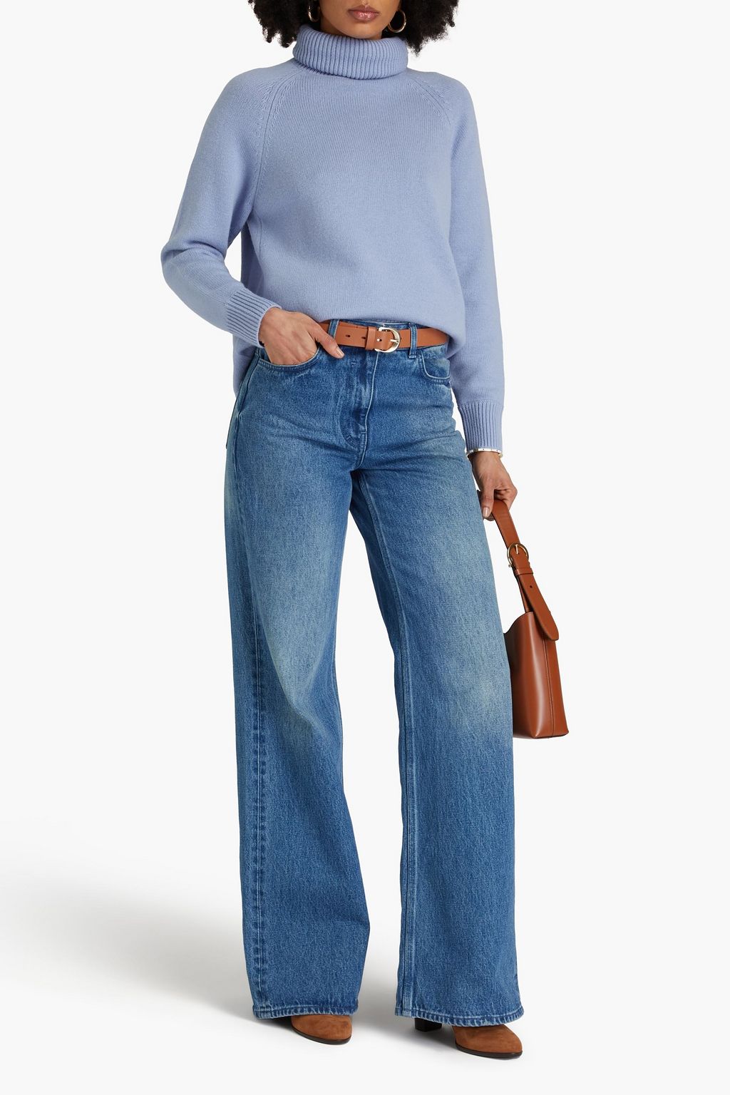 ZIMMERMANN Wool and cashmere-blend turteneck sweater