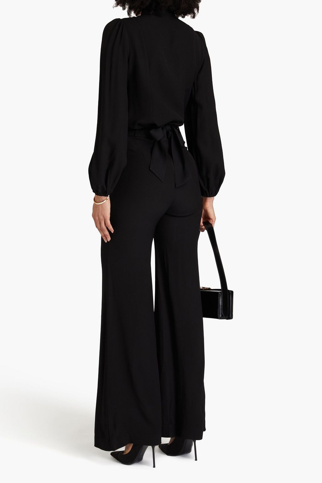 ZIMMERMANN Embellished crepe flared pants
