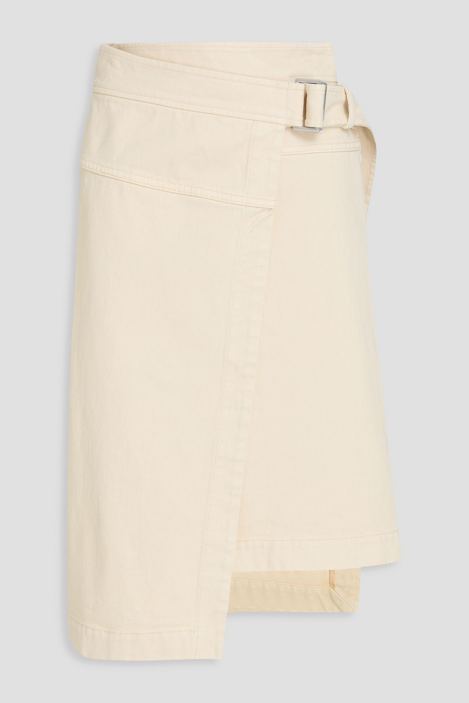 3.1 Phillip Lim Denim Wrap Skirt In Ecru