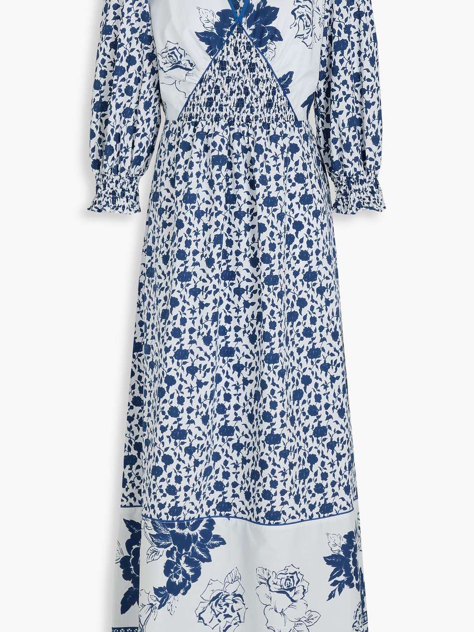 yara printed woven maxi dress