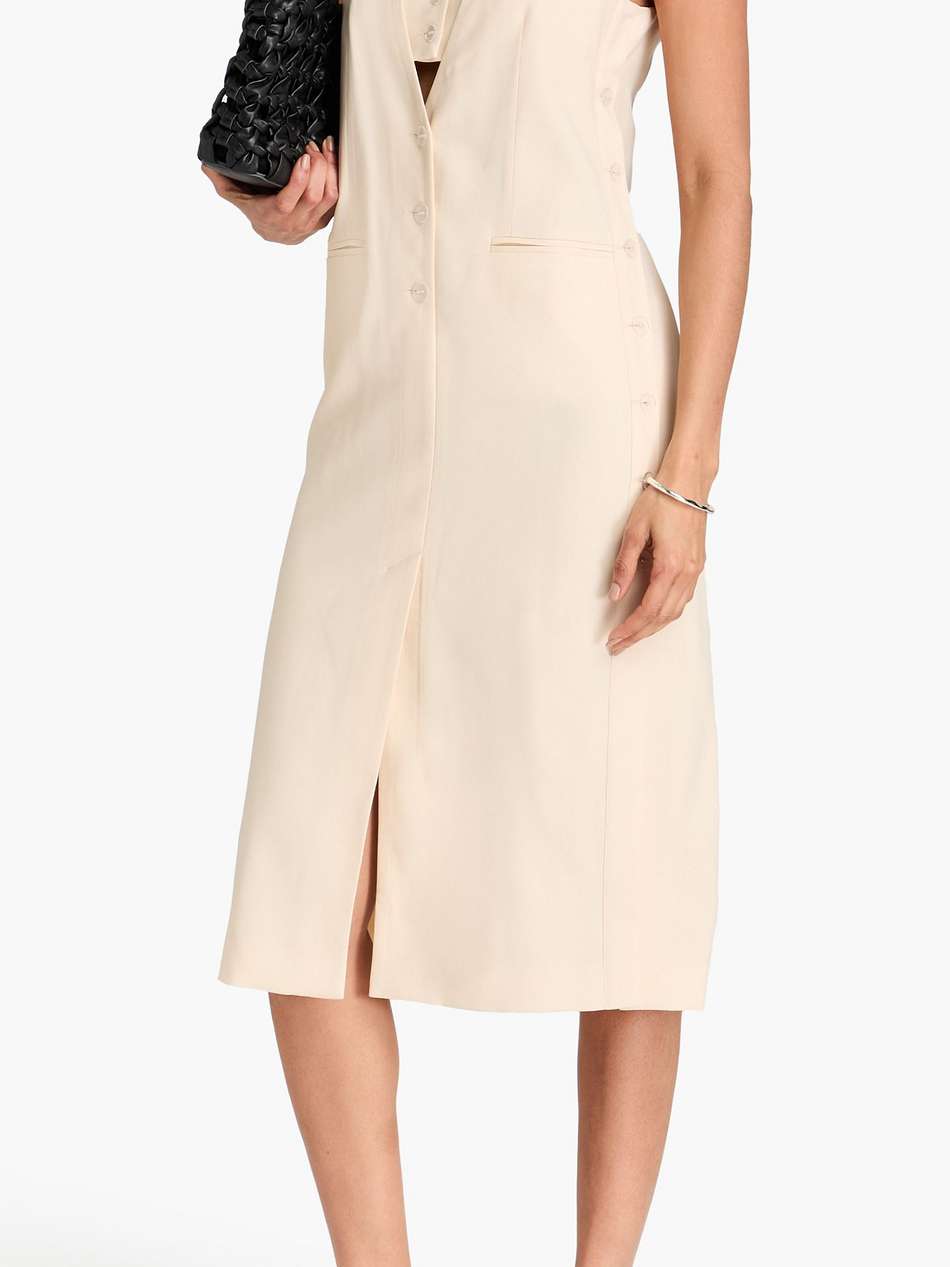 grain de poudre wool-blend midi dress