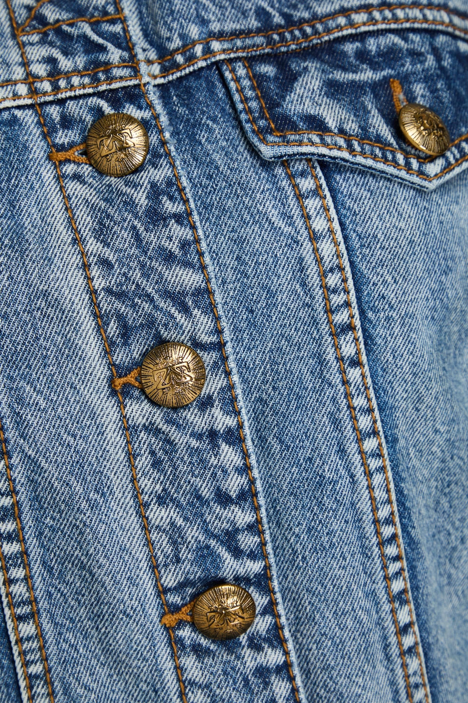 Zimmermann Jeansjacke In Hellblauer Denim