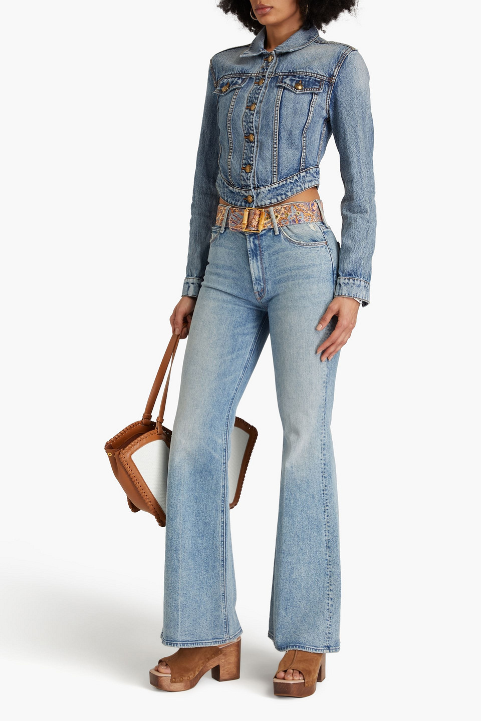 Zimmermann Jeansjacke In Hellblauer Denim