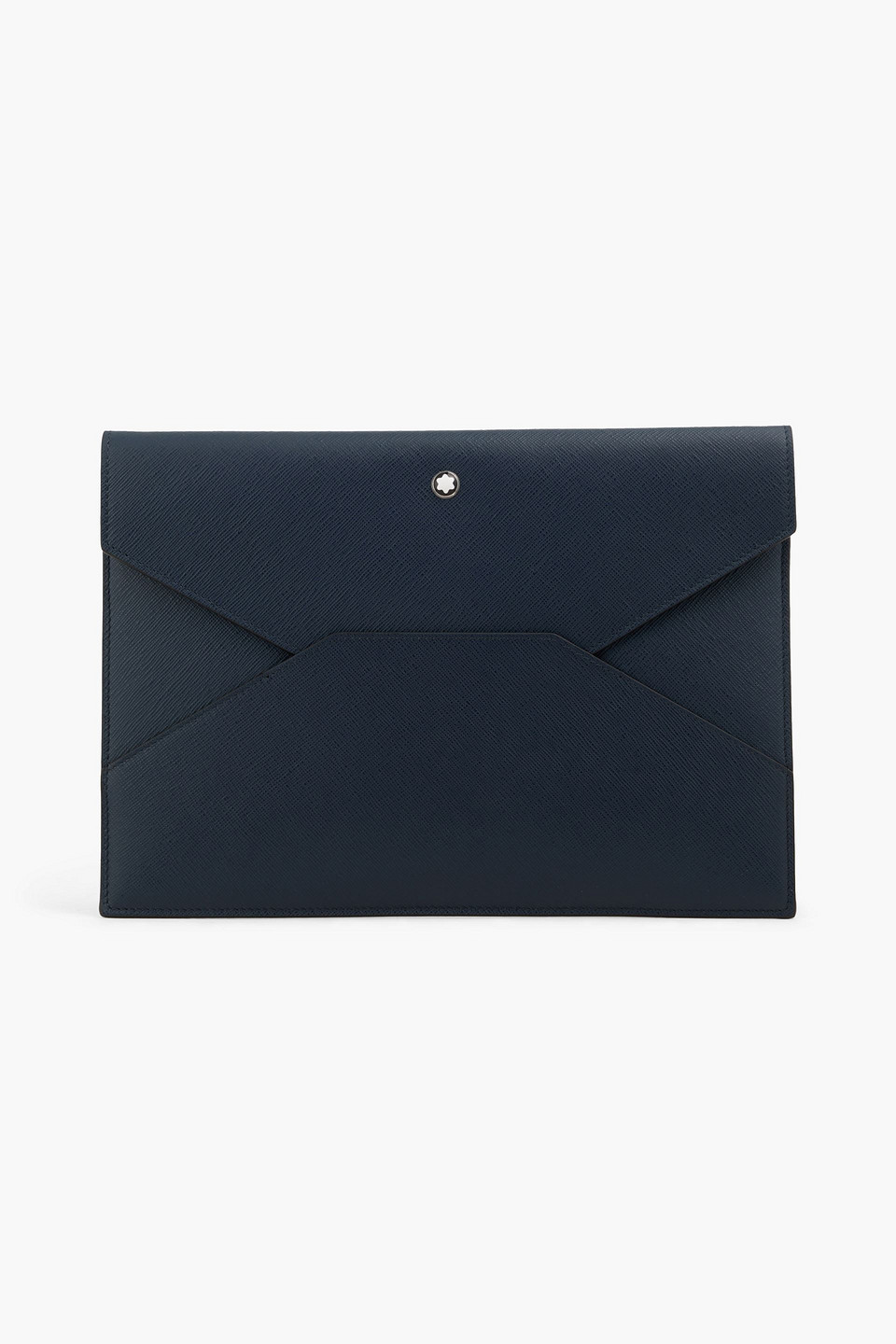 Montblanc - Textured-leather pouch - Blue - OneSize