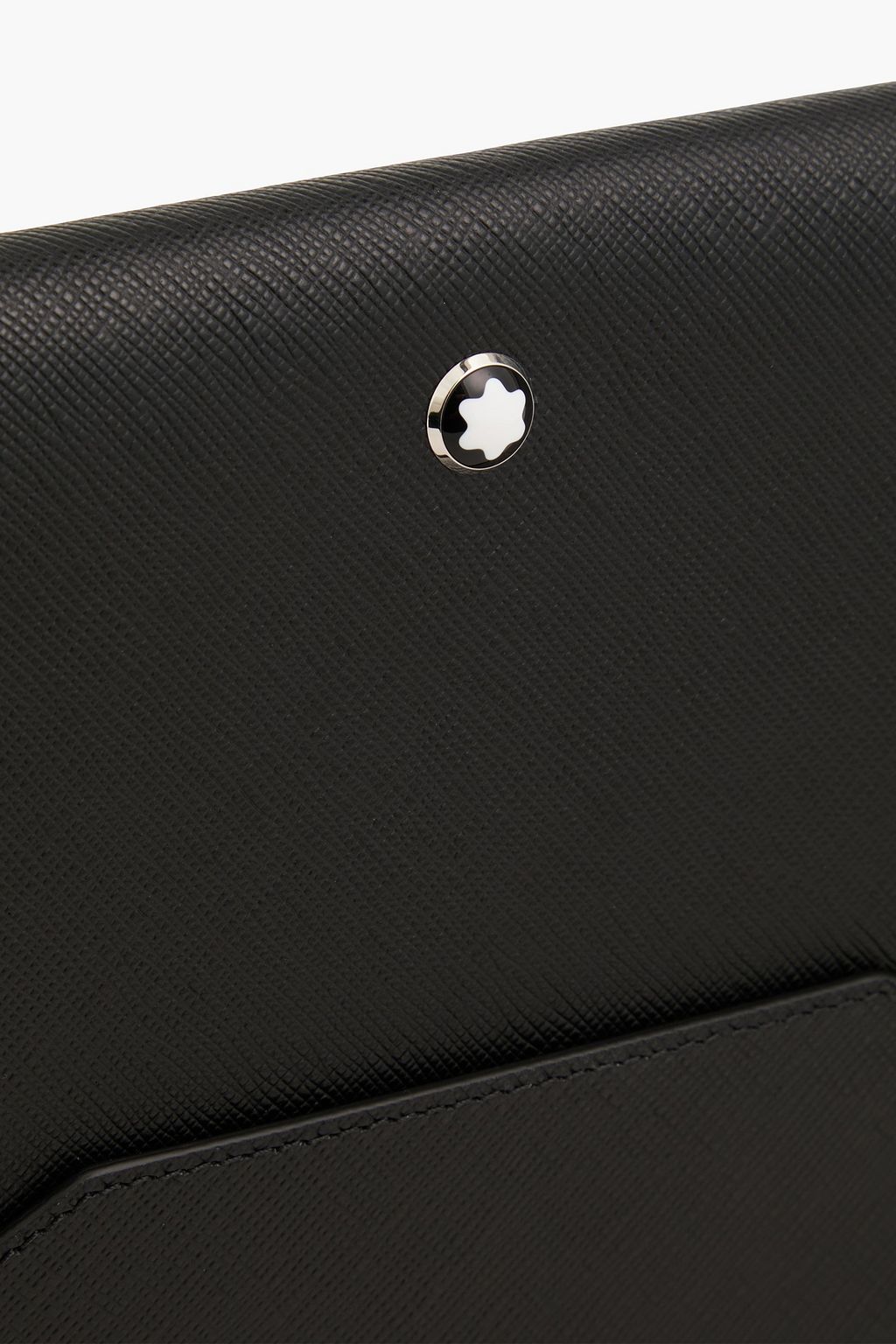 MONTBLANC حقيبة باوتش من الجلد بملمس نافر