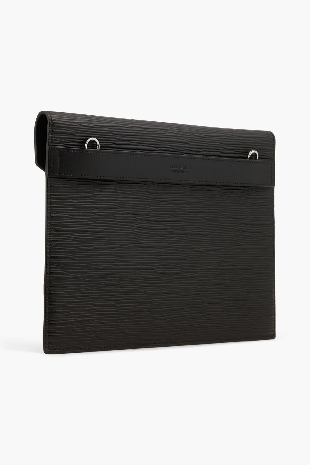 MONTBLANC 텍스처드 가죽 파우치