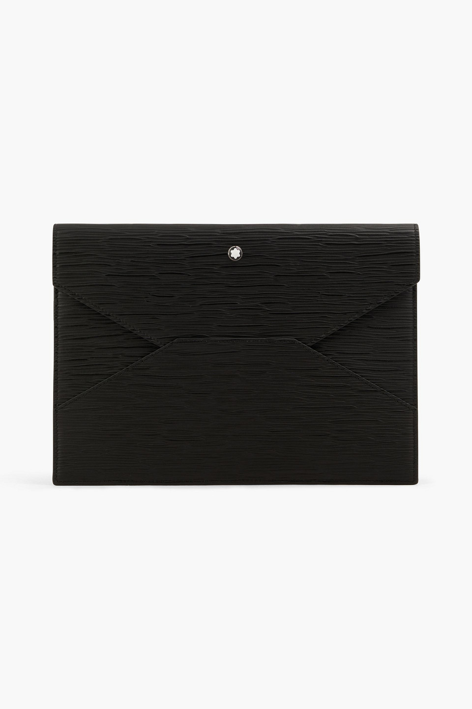 Montblanc Textured-leather Pouch In Black