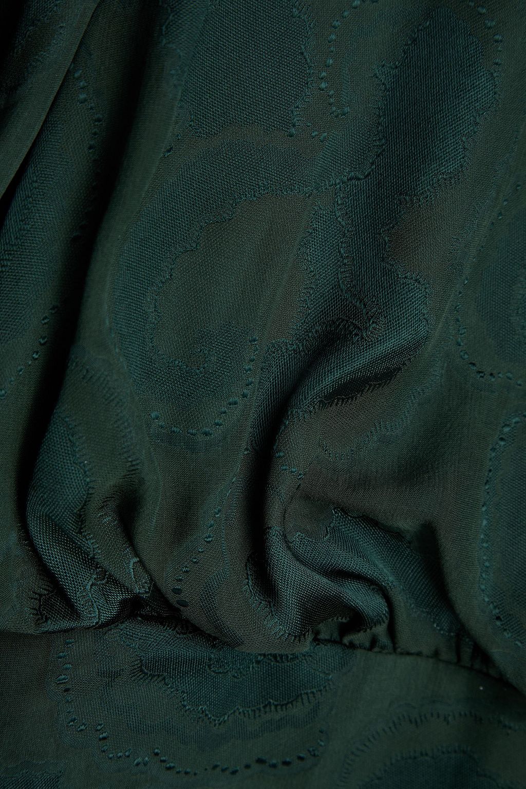 SALONI Rina ruffled jacquard mini dress