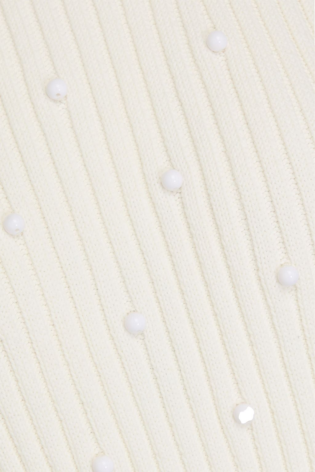 HELMUT LANG فستان قصير من مزيج من القطن بتصميم مضلّع ومزركش