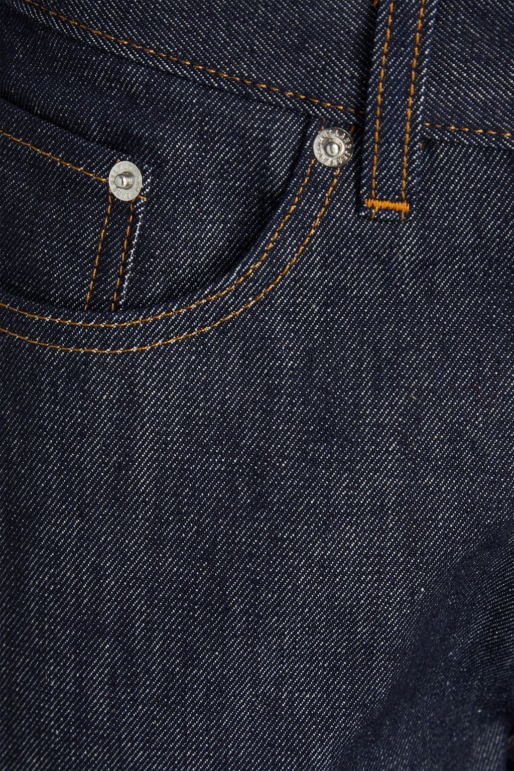 HELMUT LANG جينز بأرجل مستقيمة وبخصر مرتفع