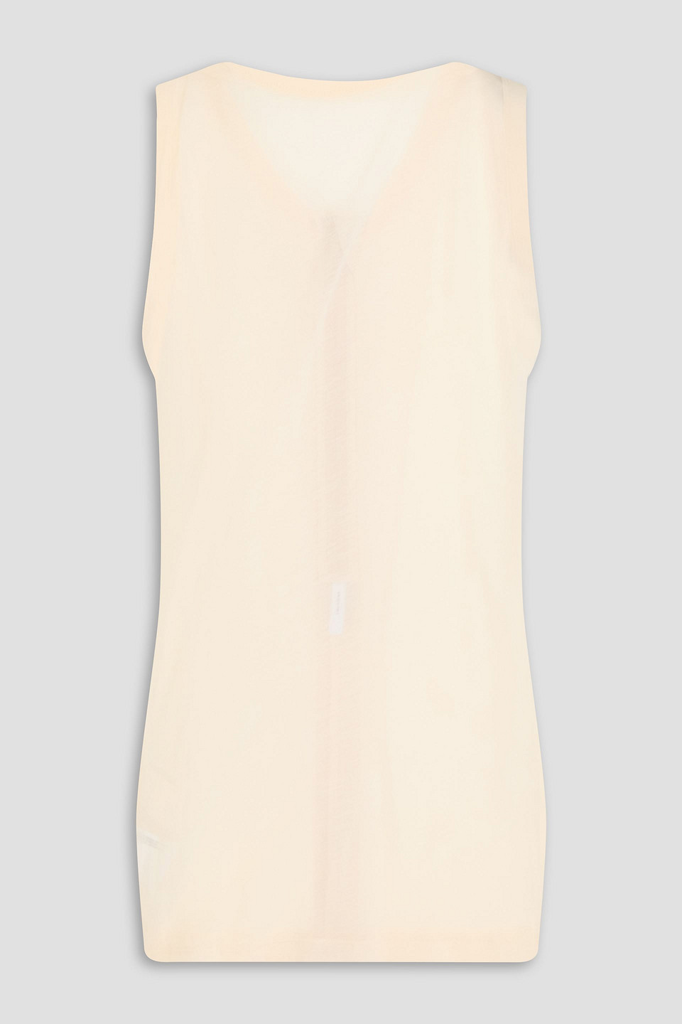 Helmut Lang Tanktop Aus Baumwoll-jersey In Neutral