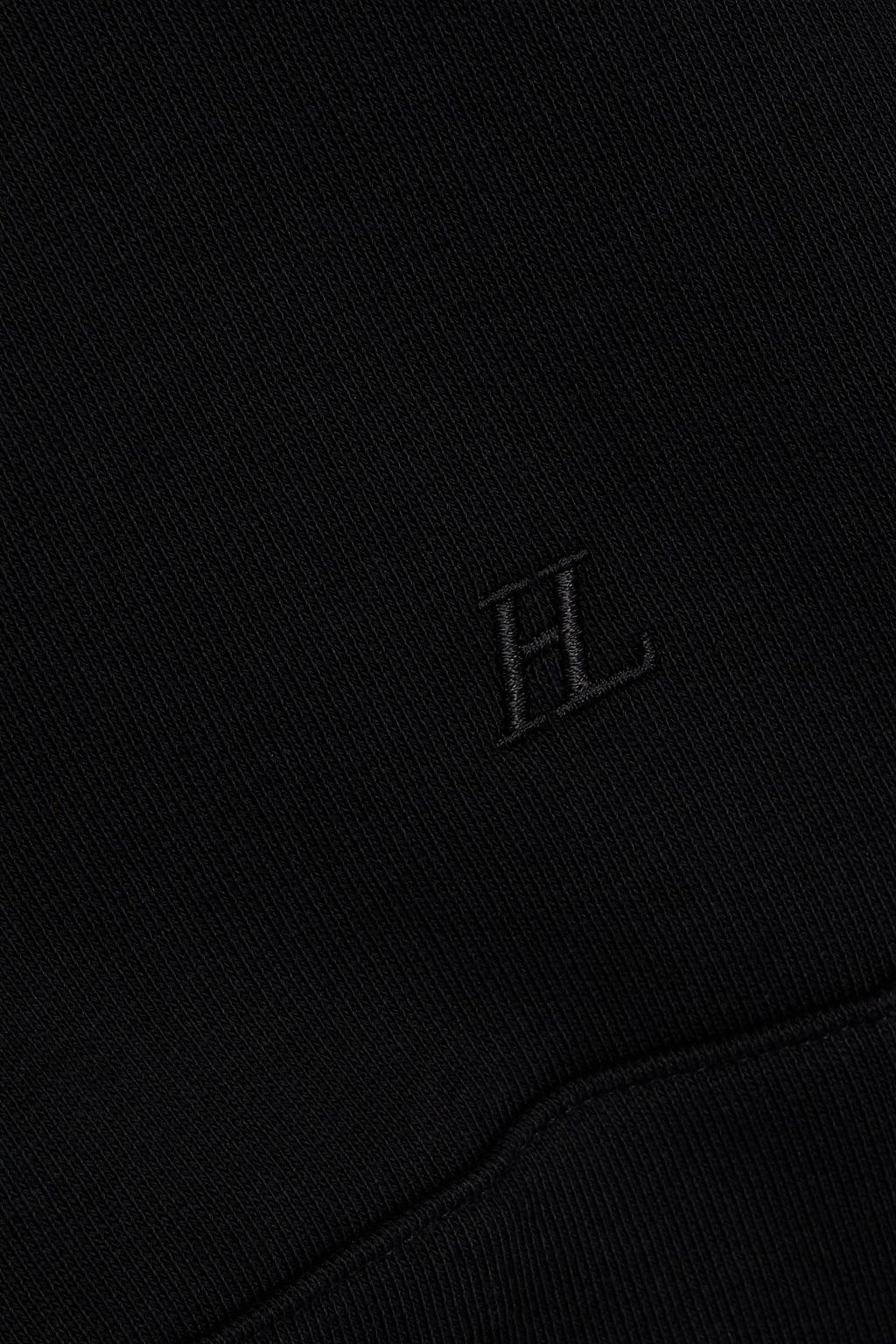 HELMUT LANG كنزة هودي من قطن تيري فرنسي مطاطي