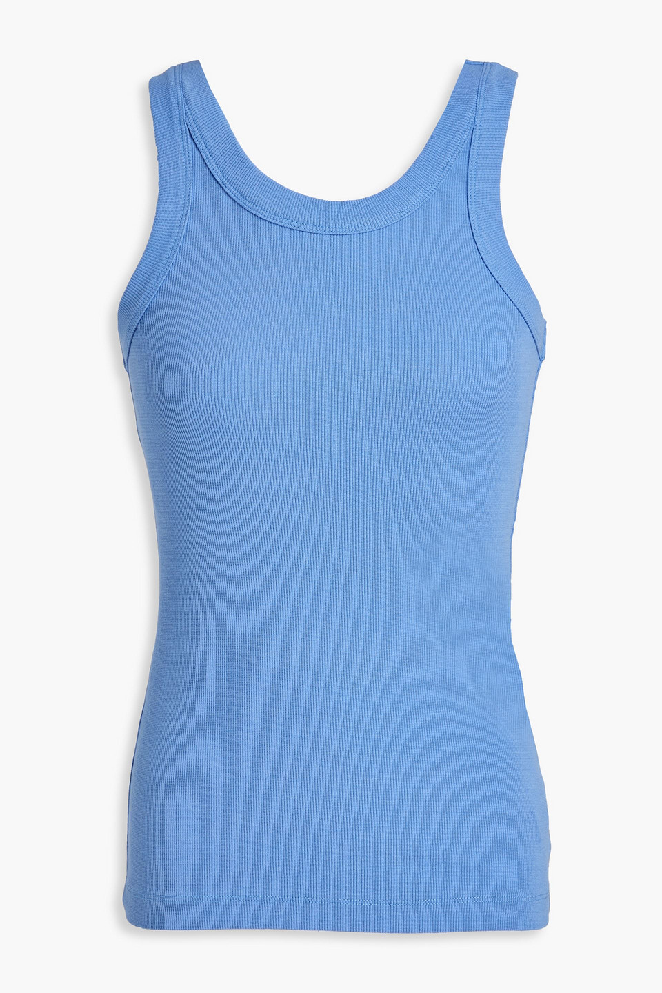Alex Mill Stretch-cotton Jersey Tank In Light Blue