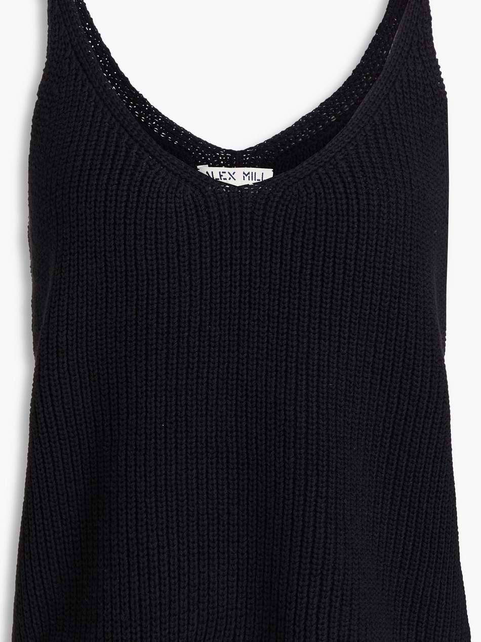 ribbed-knit tank