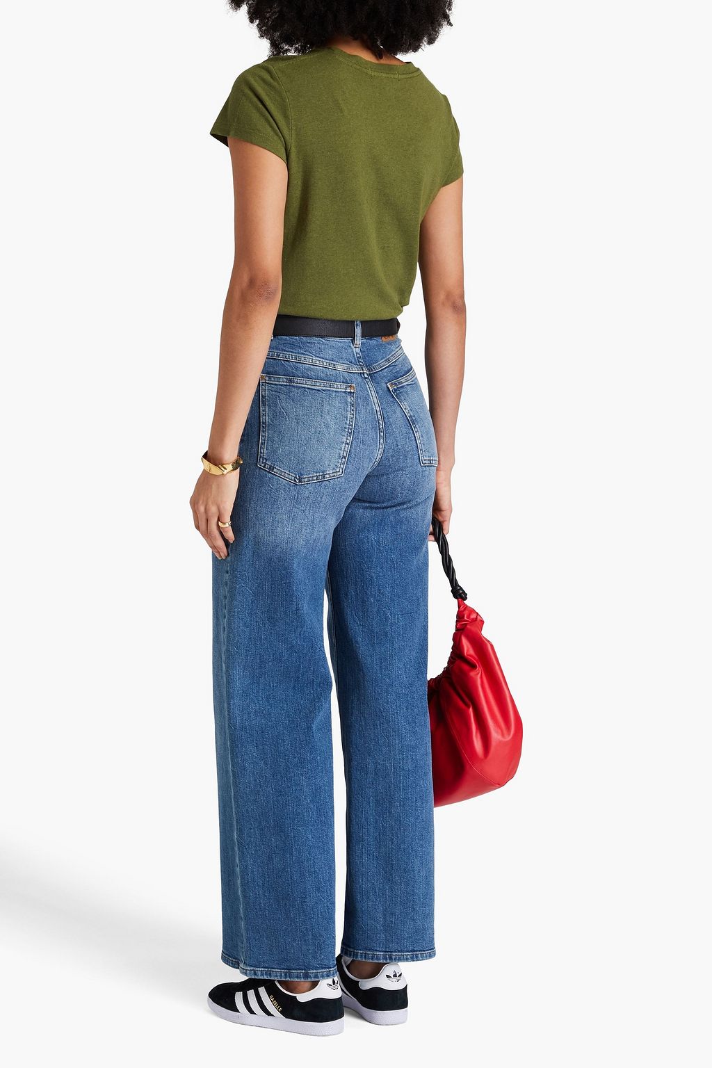 ALEX MILL Prospect linen and cotton-blend T-shirt
