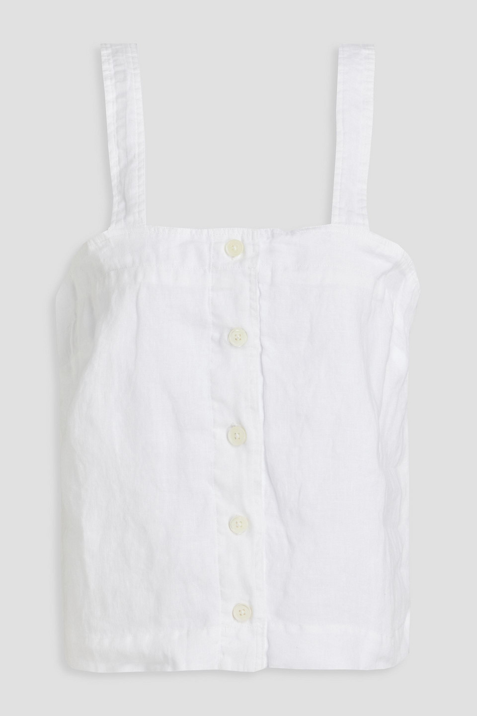 Alex Mill Linen Top In White