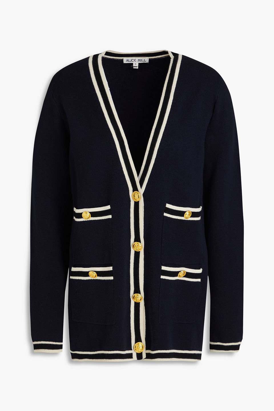Greta cotton and cashmere-blend cardigan