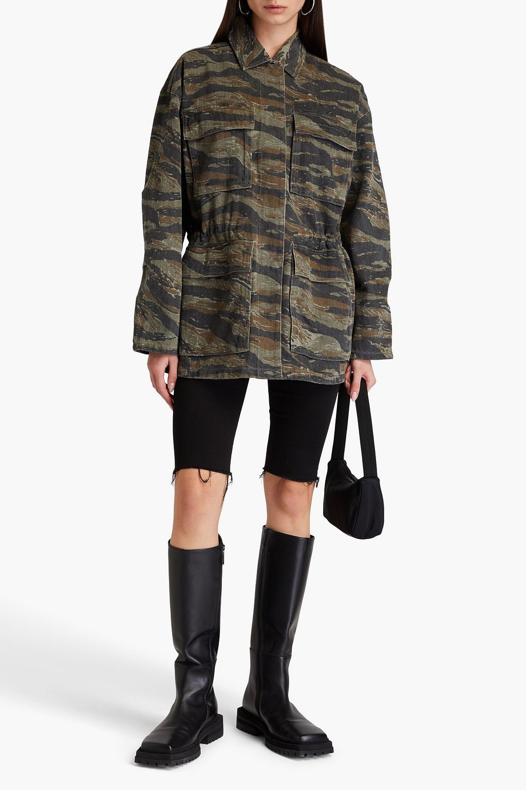 ALEXANDER WANG جاكيت من الدنيم بطبعة التمويه