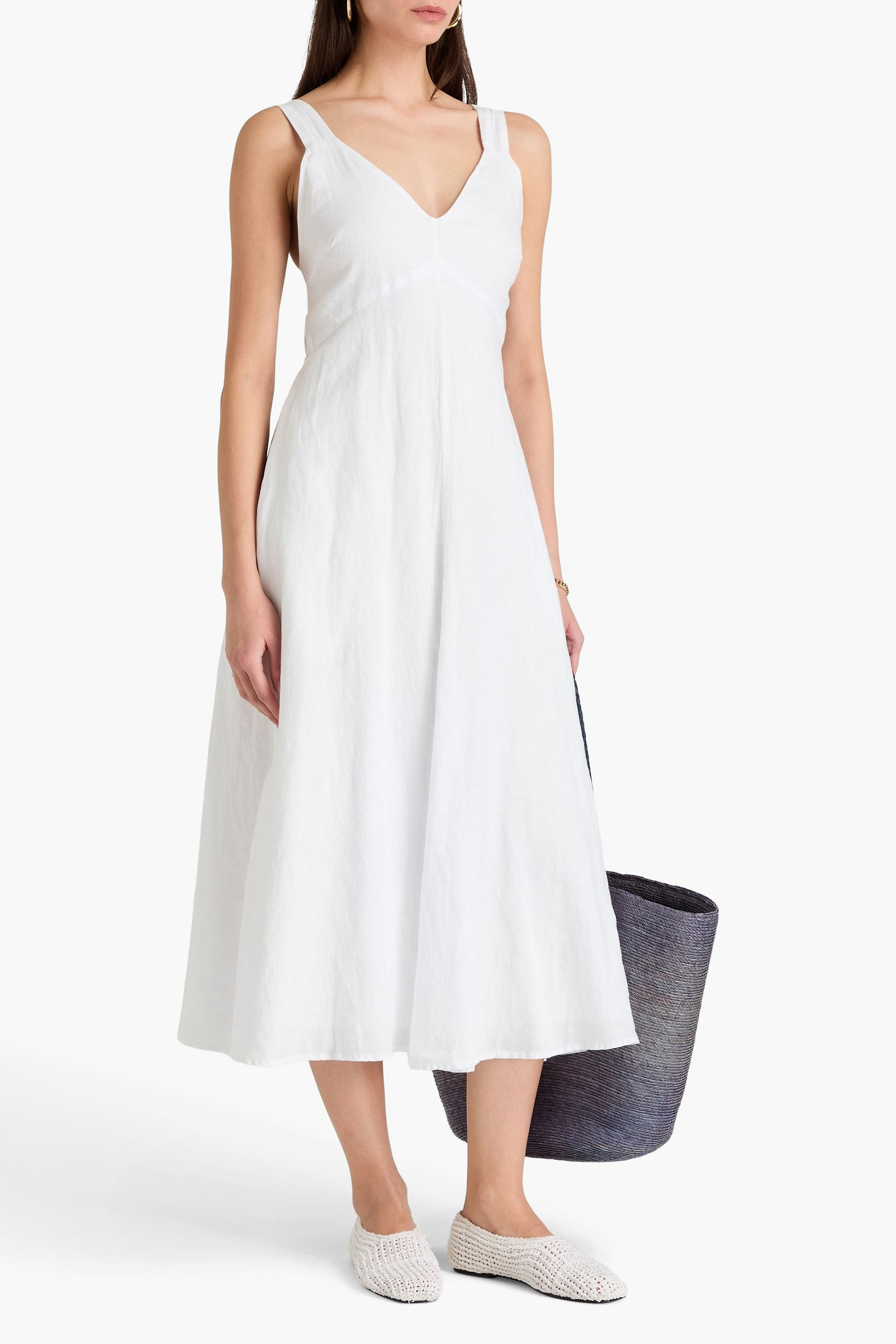 Alex Mill Linen midi dress