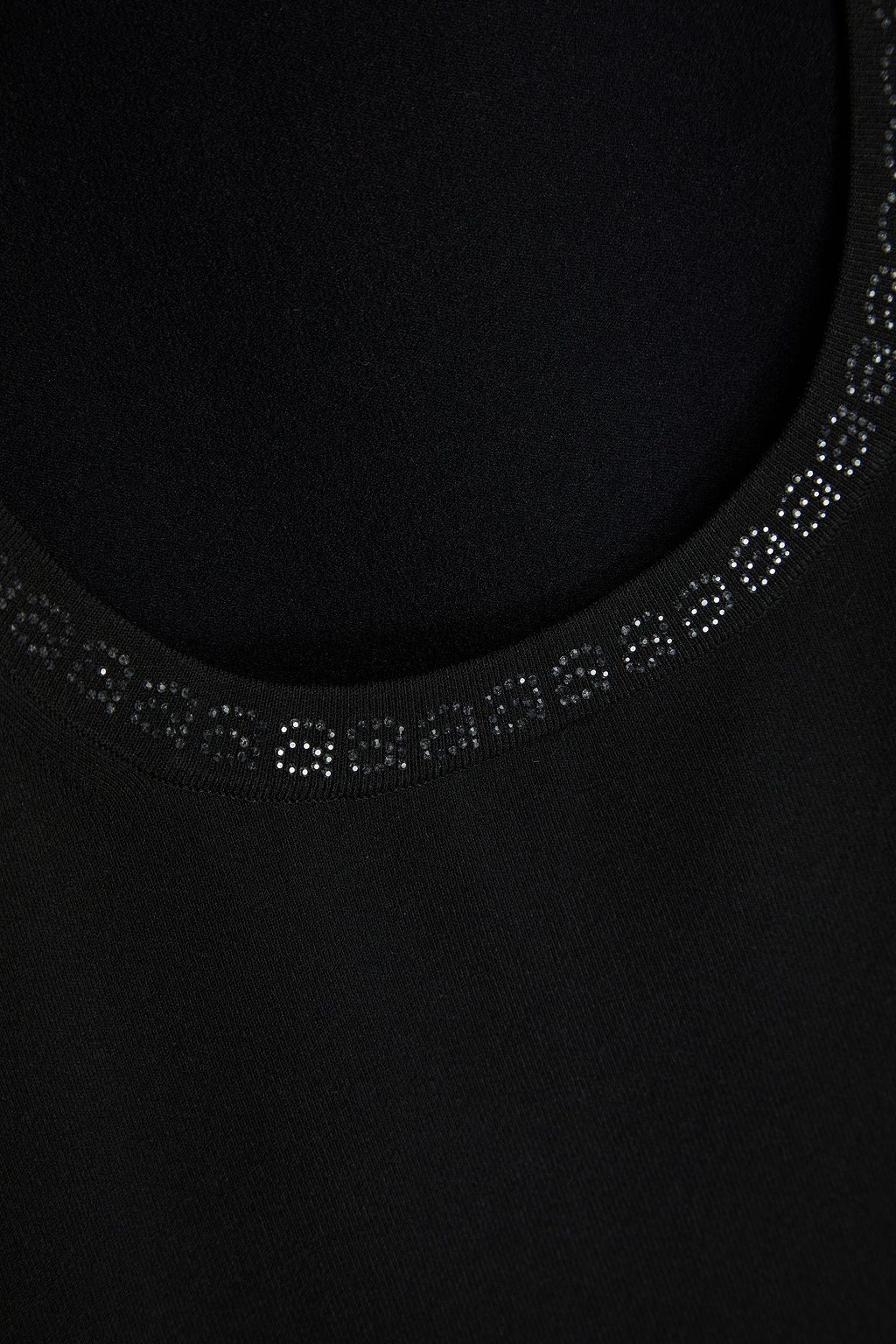 ALEXANDER WANG قميص نوم من الجيرسي مزين بالكريستال