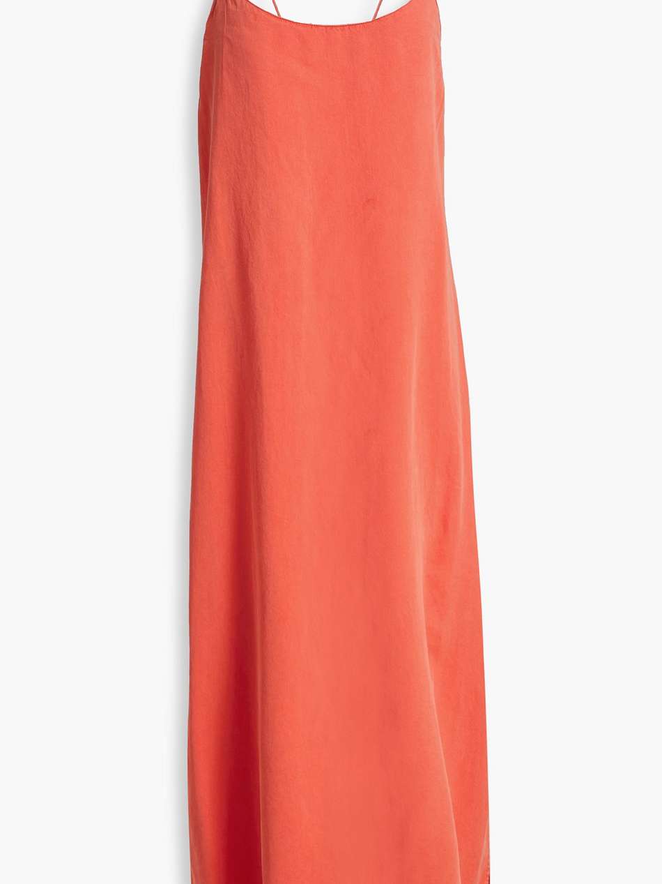 lyocell midi dress