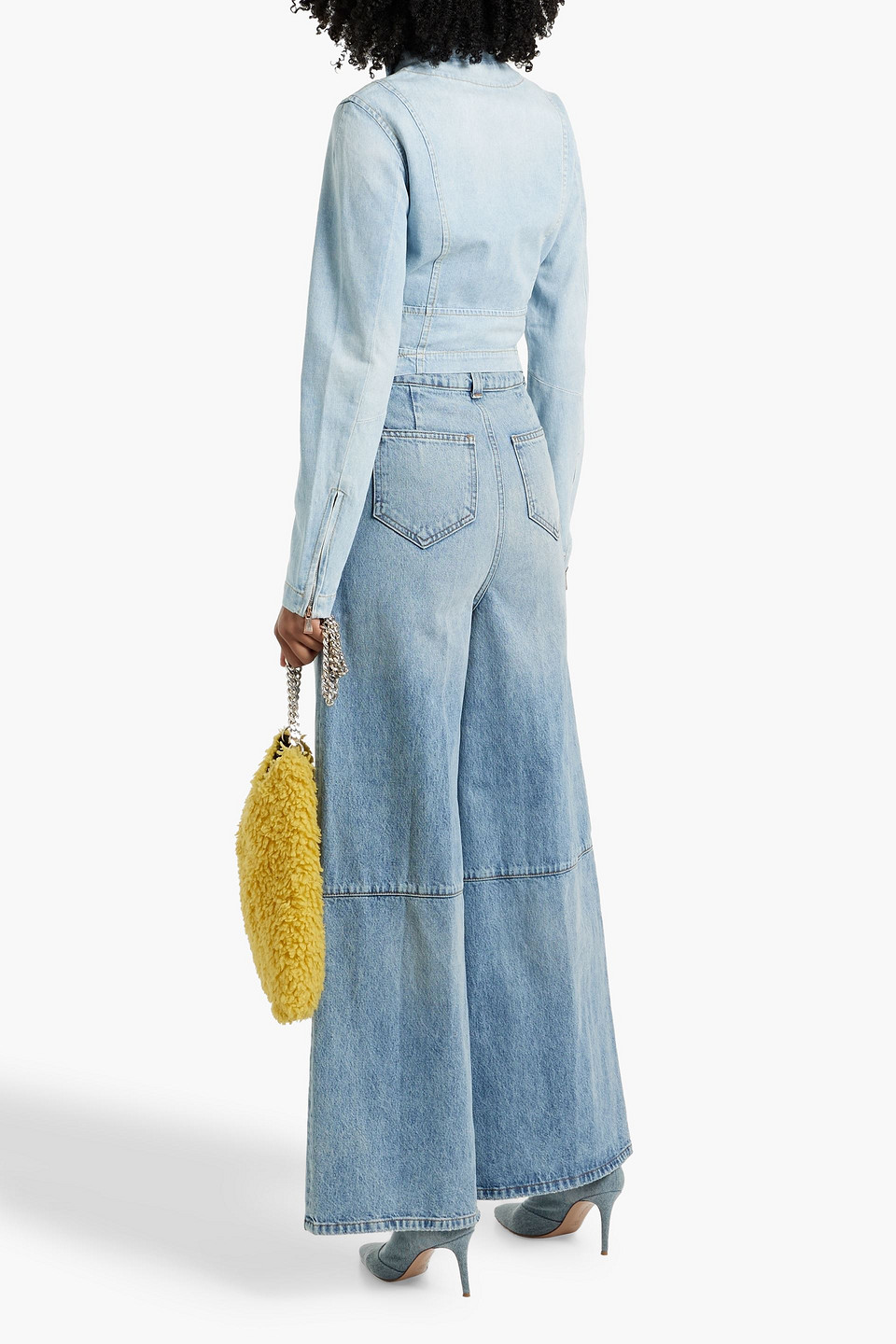 EB DENIM ST. CROIX ASYMMETRIC DENIM JACKET
