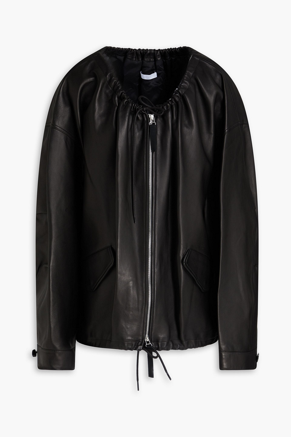 HELMUT LANG OVERSIZED LEATHER JACKET
