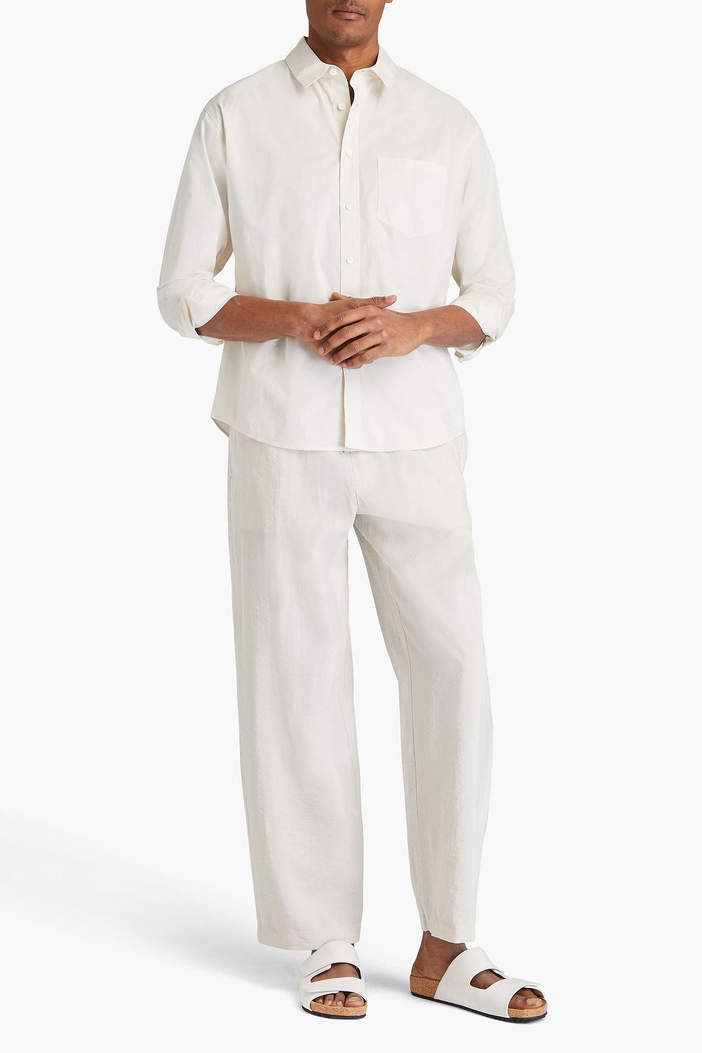 FRAME Cotton-poplin shirt