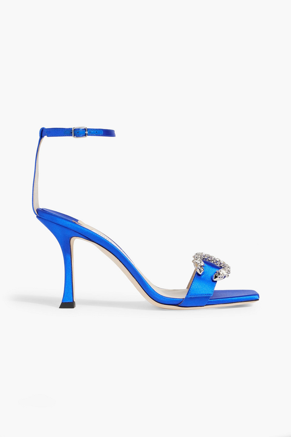 Marsai 90 crystal-embellished satin sandals
