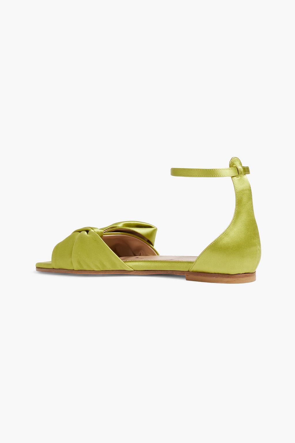 RED(V) Bow-detailed satin sandals