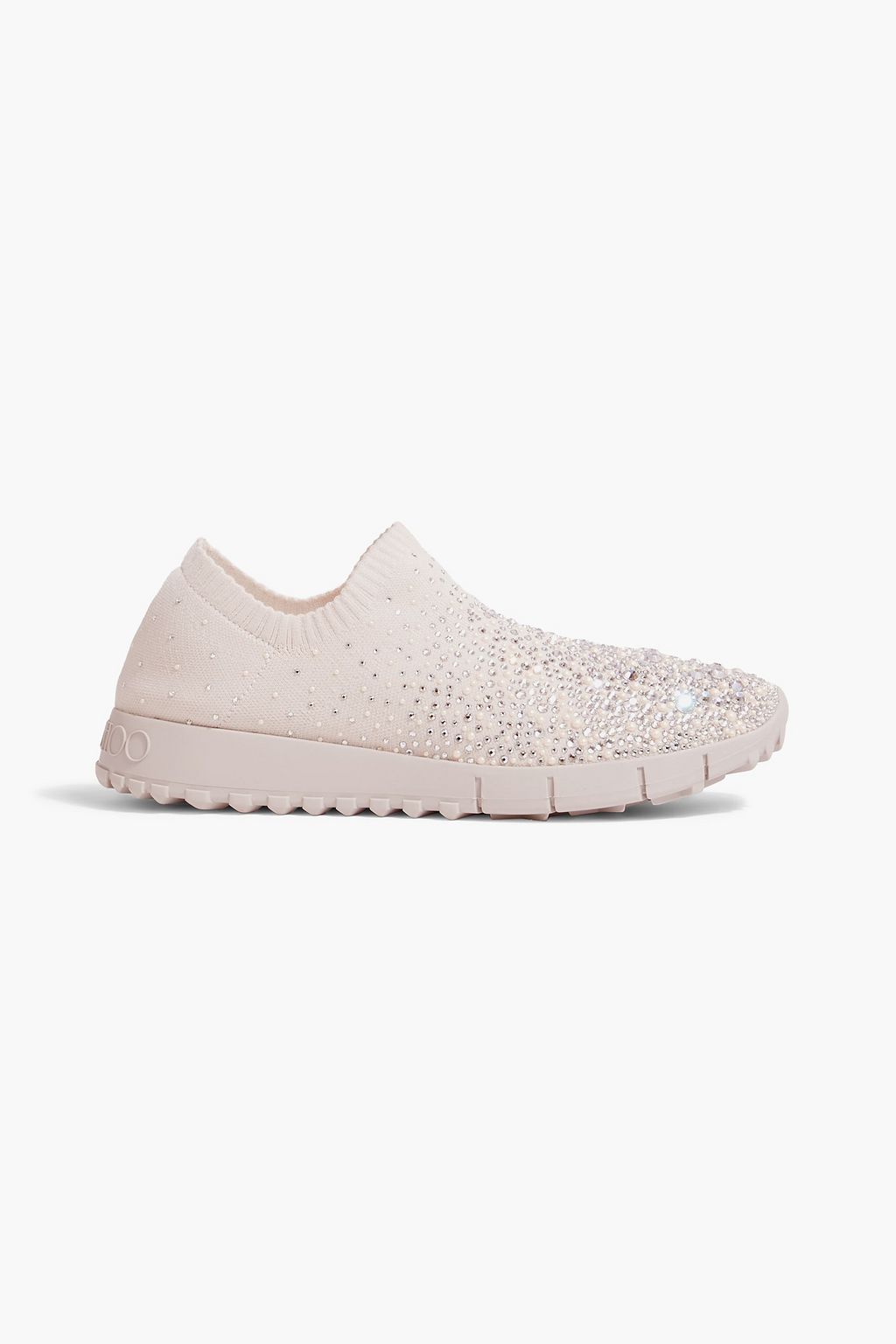 JIMMY CHOO Memphis mesh, leather and suede sneakers | THE OUTNET