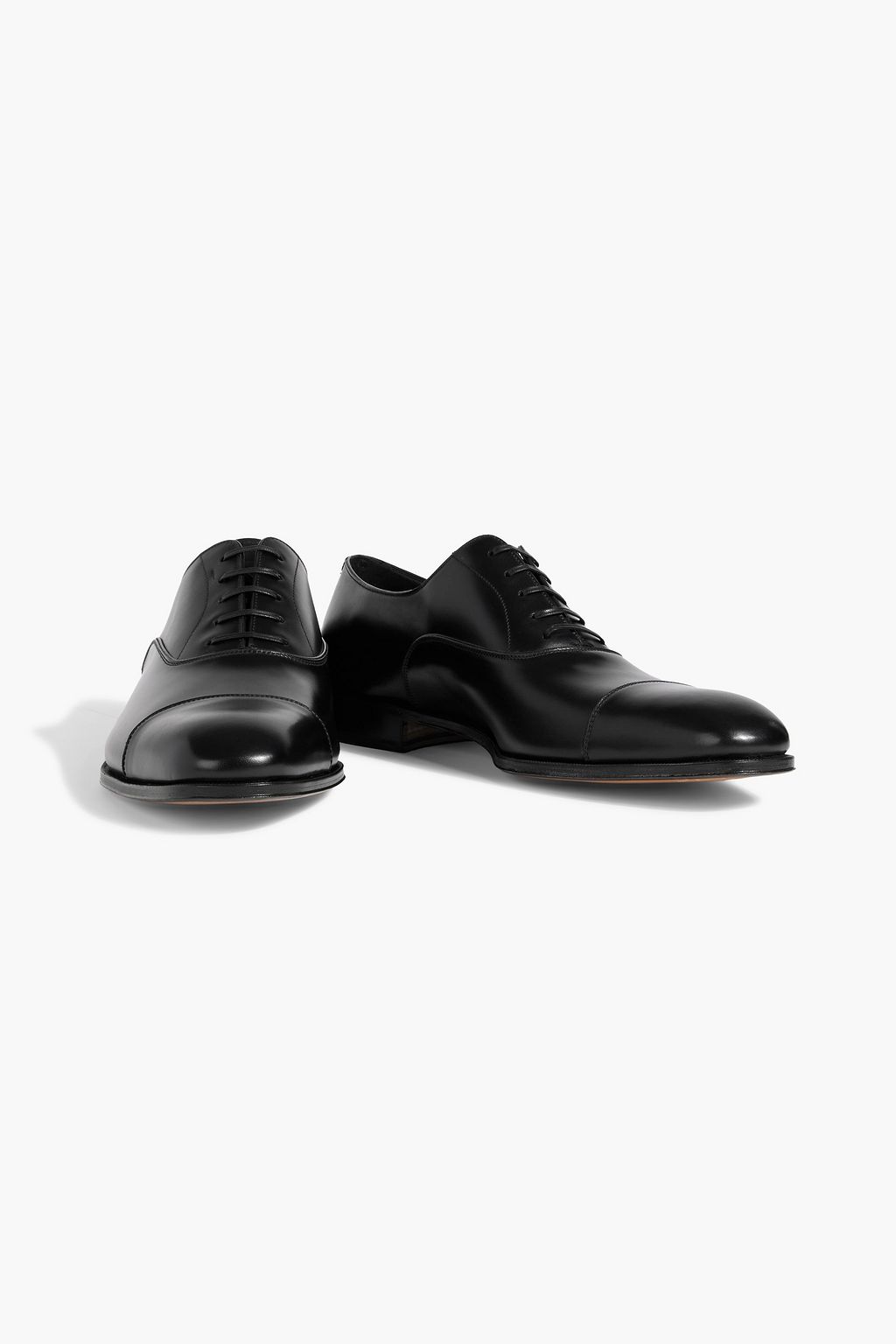 FERRAGAMO Luce leather derby shoes