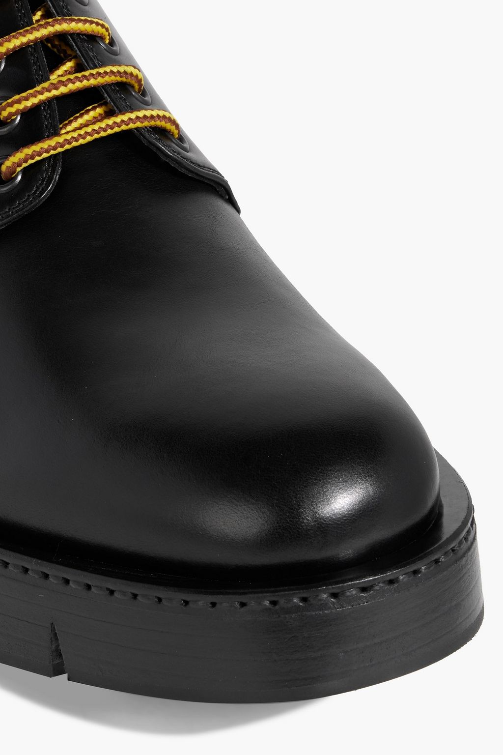 FERRAGAMO Rudy leather derby shoes