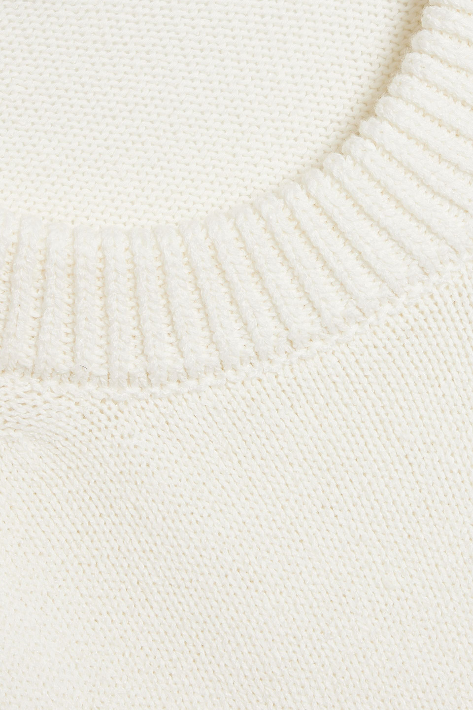 Shop Proenza Schouler Cotton-blend Sweater In Ivory