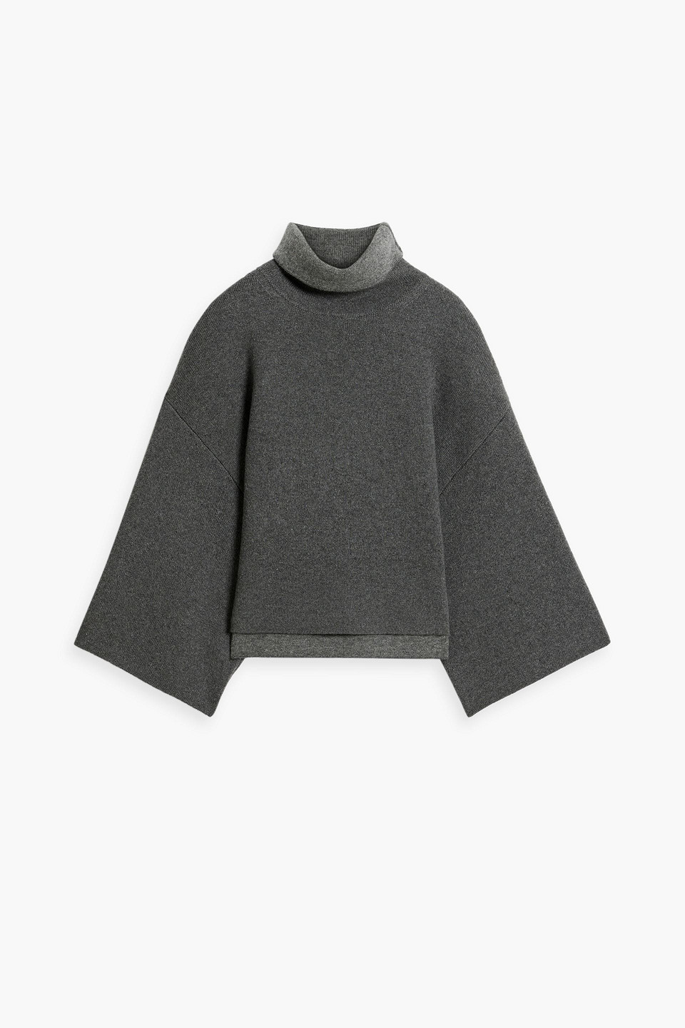 Proenza Schouler Cashmere-blend Turtleneck Sweater In Dark Gray