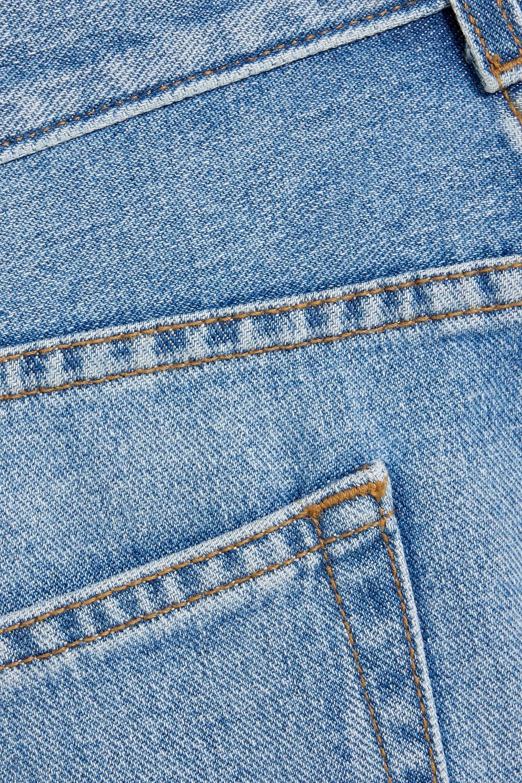 EB DENIM His & Hers high-rise straight-leg jeans