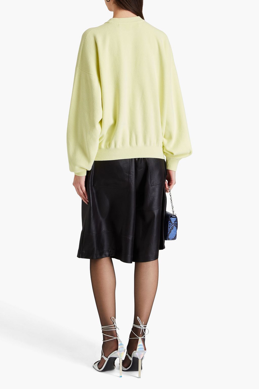 ALEXANDER WANG كنزة رياضية محبوكة بتصميم منقوش