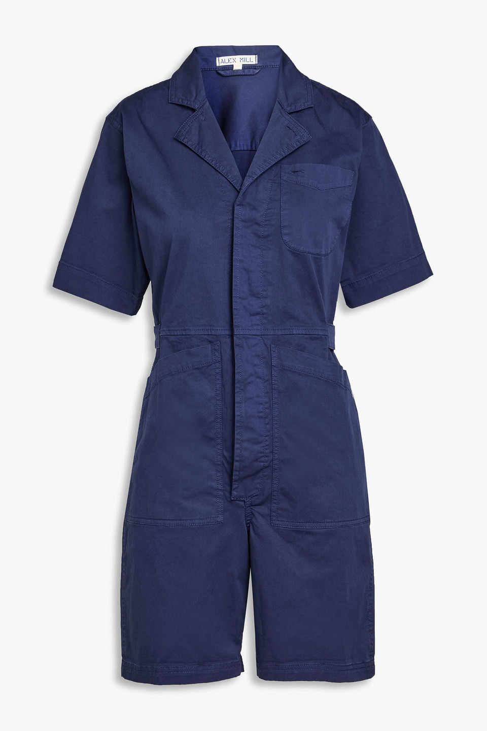 ALEX MILL COTTON-BLEND POPLIN PLAYSUIT